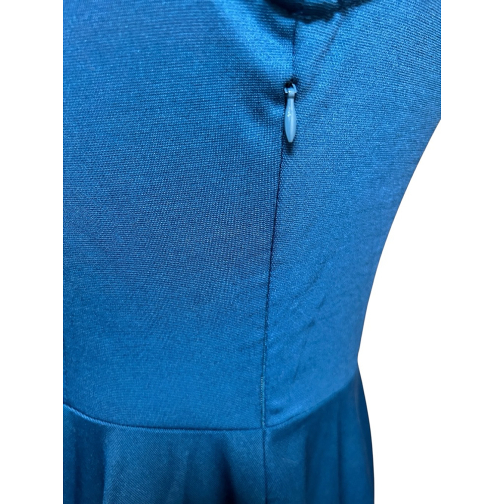 Women's Jasambac One Shoulder Dress M Teal - Picture 6 of 7